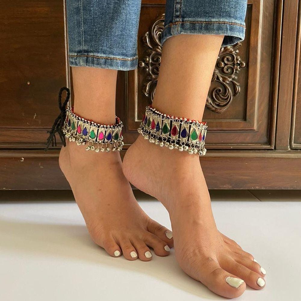 Antique anklets sale online shopping